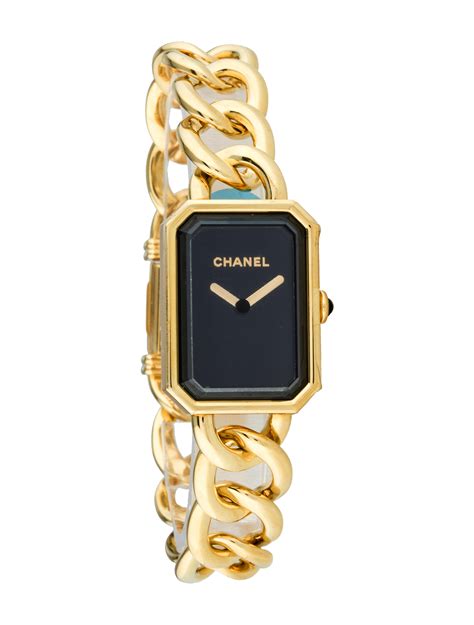 chanel gold premiere vintage watch|used chanel watches for sale.